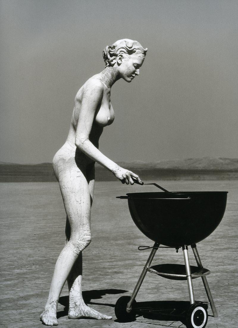 Stephanie Seymour Stephanie With Barbecue El Mirage CA 1991